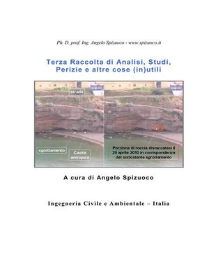 cover image of Terza Raccolta di Analisi, Studi, Perizie ed altre cose (in)utili